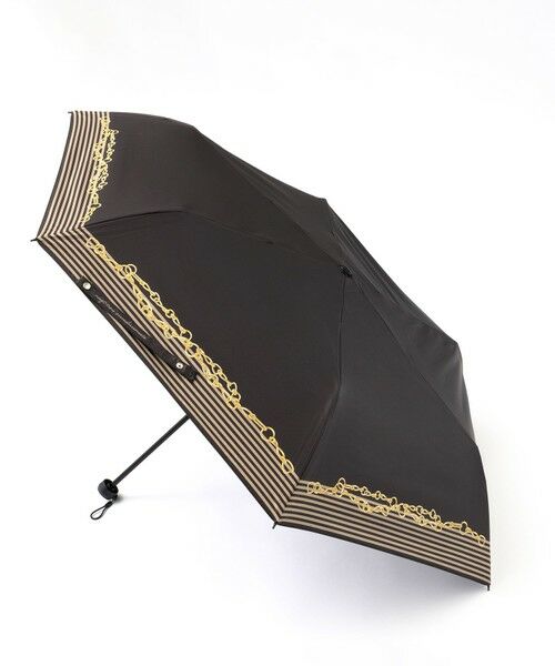 23区 / ニジュウサンク 傘 | 【晴雨兼用/UVカット】ボーダーチェーン柄 折り畳み傘 | 詳細14