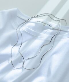 23区 / ニジュウサンク ネックレス・ペンダント・チョーカー | 【Oggi10月号掲載】ダブルチェーン ネックレス
