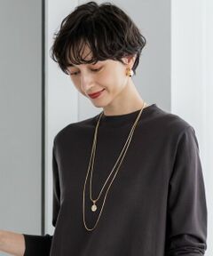 23区 / ニジュウサンク ネックレス・ペンダント・チョーカー | クリッカーコインＷチェーンネックレス