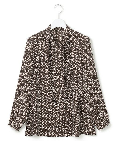 23区 / ニジュウサンク シャツ・ブラウス | 【洗える】モダンジオメトリックプリント ブラウス | 詳細5