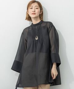 23区 / ニジュウサンク シャツ・ブラウス | 【洗える】シアービエラ チュニック ブラウス