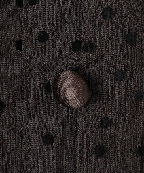 23区 / ニジュウサンク シャツ・ブラウス | 【洗える】ドットフロッキー ボリュームスリーブ ブラウス | 詳細11