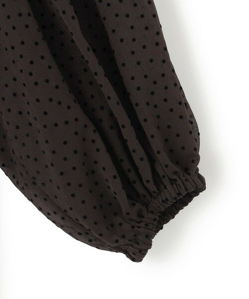 23区 / ニジュウサンク シャツ・ブラウス | 【洗える】ドットフロッキー ボリュームスリーブ ブラウス | 詳細9