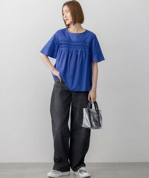 23区 / ニジュウサンク シャツ・ブラウス | 【WEB&一部店舗限定】コットンローン ピンタック フレア ブラウス | 詳細16