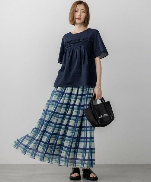 23区 / ニジュウサンク シャツ・ブラウス | 【WEB&一部店舗限定】コットンローン ピンタック フレア ブラウス | 詳細20