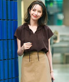 23区 / ニジュウサンク シャツ・ブラウス | 【WEB&一部店舗限定】ライトタンブラー ギャザー フリル ブラウス