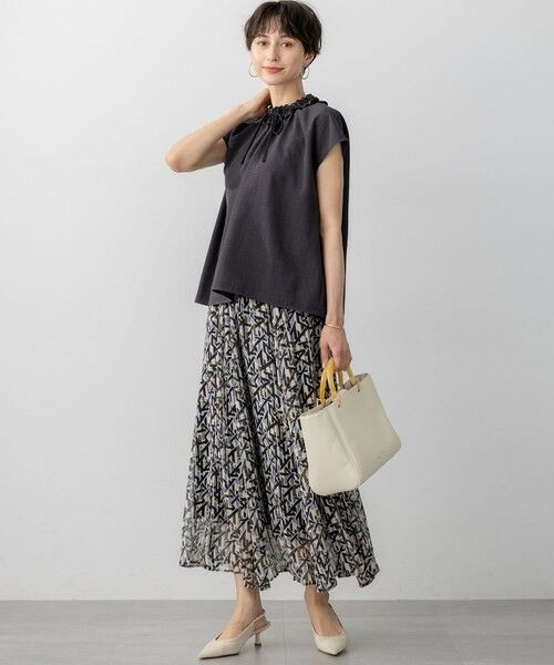 23区 / ニジュウサンク シャツ・ブラウス | 【WEB&一部店舗限定】ライトタンブラー ギャザー フリル ブラウス | 詳細2