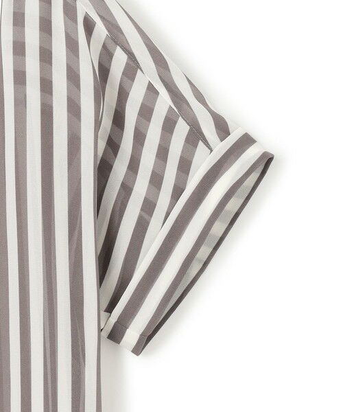 23区 / ニジュウサンク シャツ・ブラウス | 【WEB&一部店舗限定/洗える】ストライププリント シフォン ブラウス | 詳細9