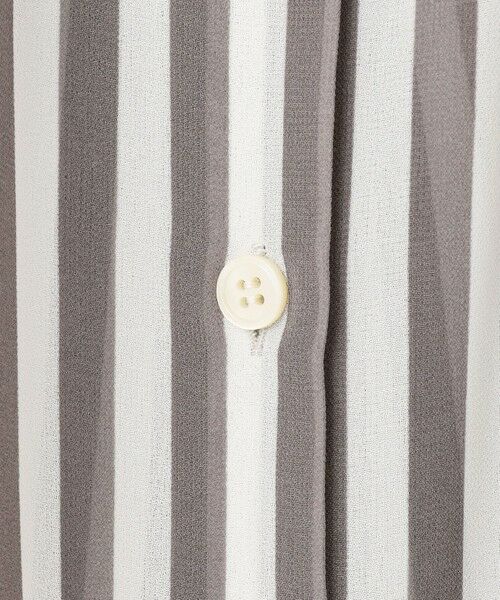 23区 / ニジュウサンク シャツ・ブラウス | 【WEB&一部店舗限定/洗える】ストライププリント シフォン ブラウス | 詳細11