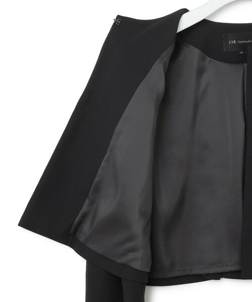 23区 / ニジュウサンク その他アウター | 【APPLAUDIR】バックサテンジョーゼット ジャケット | 詳細30