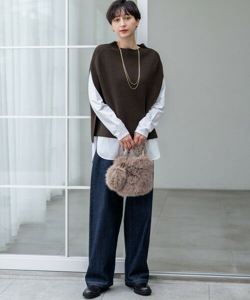 23区 / ニジュウサンク カットソー | 【大好評素材/洗える】コットンベアジャージー ロング Tシャツ | 詳細6