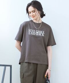 23区 / ニジュウサンク カットソー | 【SLOW/一部店舗限定】MVSコットン ロゴTシャツ