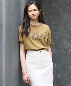 23区 / ニジュウサンク カットソー | 【SLOW/一部店舗限定】MVSコットン ロゴTシャツ