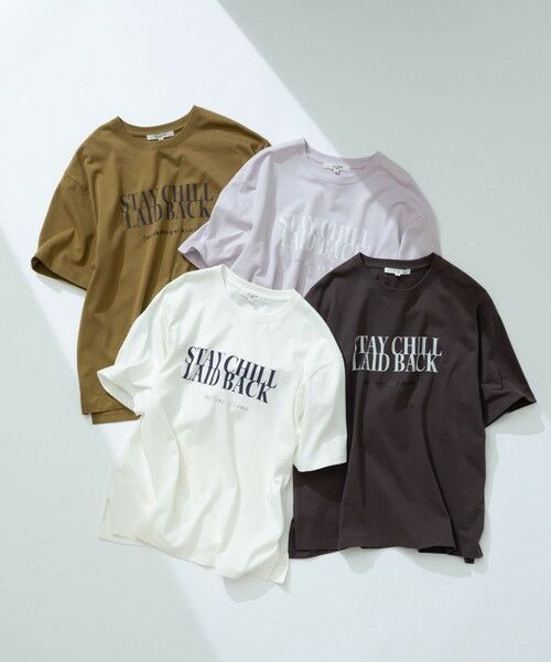 23区 / ニジュウサンク カットソー | 【SLOW/一部店舗限定】MVSコットン ロゴTシャツ | 詳細5