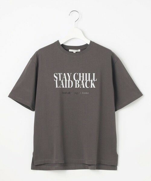 23区 / ニジュウサンク カットソー | 【SLOW/一部店舗限定】MVSコットン ロゴTシャツ | 詳細7