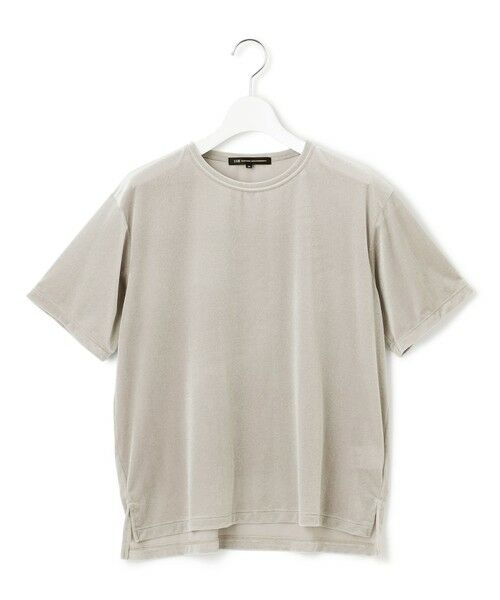 23区 / ニジュウサンク カットソー | 【洗える】シアーベロア リラックス Tシャツ | 詳細7