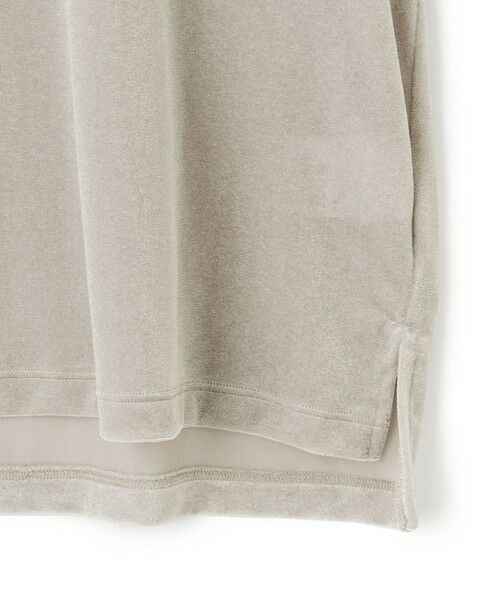 23区 / ニジュウサンク カットソー | 【洗える】シアーベロア リラックス Tシャツ | 詳細11