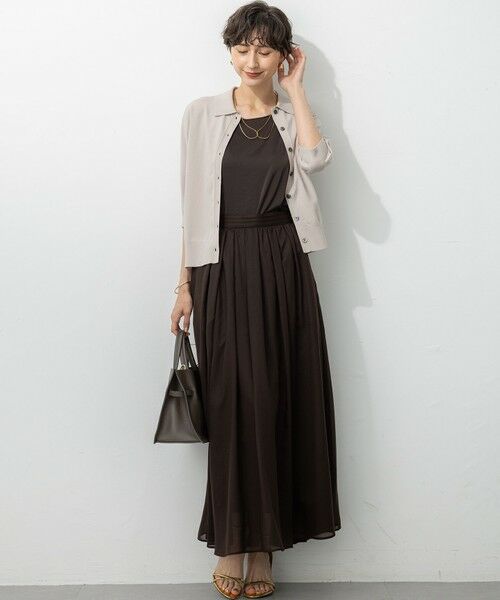 23区 / ニジュウサンク カーディガン・ボレロ | 【洗える/吊り干しOK】ヴィスコースストレッチ ポロニット カーディガン | 詳細10