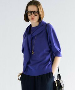 23区 / ニジュウサンク ニット・セーター | 【洗える/吊り干しOK】ヴィスコースストレッチ パフスリーブ ニット