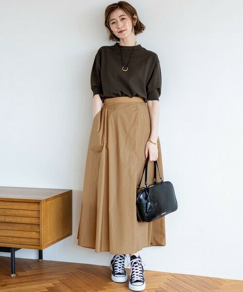 23区 / ニジュウサンク ニット・セーター | 【洗える/吊り干しOK】ヴィスコースストレッチ パフスリーブ ニット | 詳細23