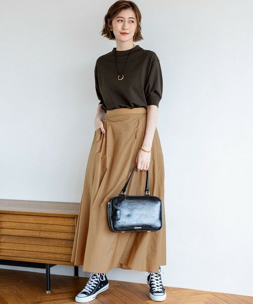 23区 / ニジュウサンク ニット・セーター | 【洗える/吊り干しOK】ヴィスコースストレッチ パフスリーブ ニット | 詳細24