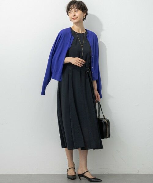 23区 / ニジュウサンク カーディガン・ボレロ | 【洗える/吊り干しOK】ヴィスコースストレッチ Vネック ニットカーディガン | 詳細15