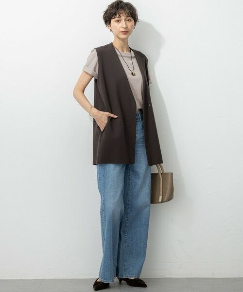 23区 / ニジュウサンク ベスト | 【洗える/吊り干しOK】ヴィスコースストレッチ ニットベスト | 詳細11