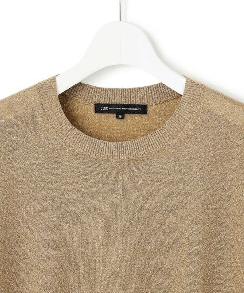 23区 / ニジュウサンク ニット・セーター | 【洗える】オータムメタリック ラメ ニットT | 詳細10
