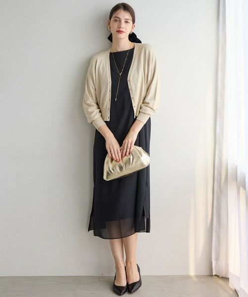 23区 / ニジュウサンク ドレス | 【APPLAUDIR】シフォンジョーゼット コンビドレス | 詳細17