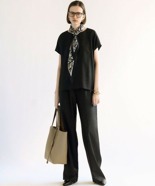 23区 / ニジュウサンク その他パンツ | 【洗える】トリアセスラブストレッチ ワイド パンツ | 詳細2