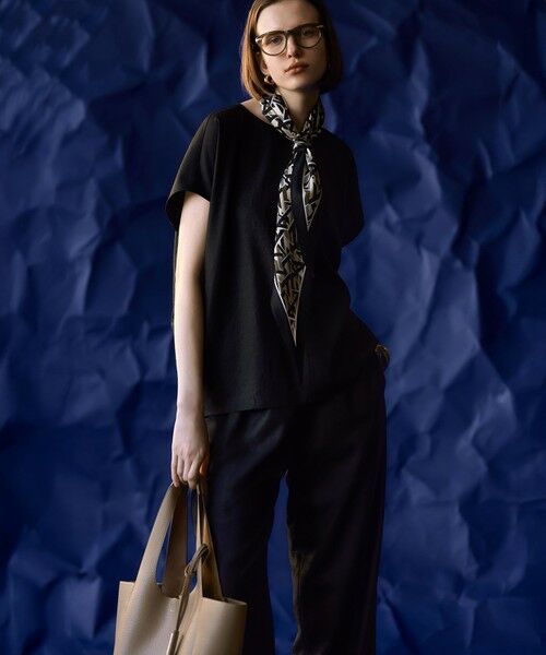 23区 / ニジュウサンク その他パンツ | 【洗える】トリアセスラブストレッチ ワイド パンツ | 詳細5