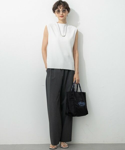 23区 / ニジュウサンク その他パンツ | 【撥水加工/洗える】ドライ2WAYストレッチ ドロスト ワイド パンツ | 詳細3