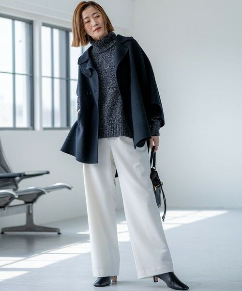 23区 / ニジュウサンク その他パンツ | 【撥水加工/洗える】ドライ2WAYストレッチ ドロスト ワイド パンツ | 詳細24