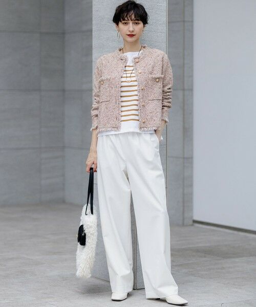 23区 / ニジュウサンク その他パンツ | 【撥水加工/洗える】ドライ2WAYストレッチ ドロスト ワイド パンツ | 詳細22