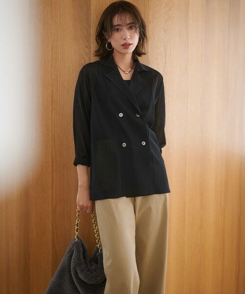 23区 / ニジュウサンク チノ・ワークパンツ | 【Oggi9月号掲載/洗える】ストレッチギャバ チノ パンツ | 詳細2