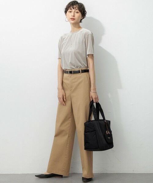 23区 / ニジュウサンク チノ・ワークパンツ | 【Oggi9月号掲載/洗える】ストレッチギャバ チノ パンツ | 詳細9