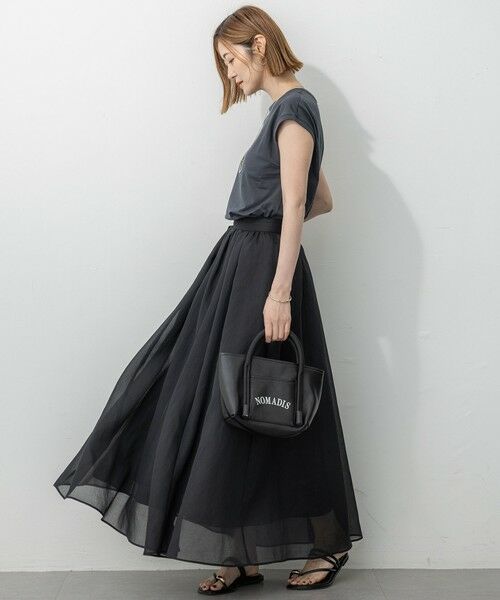 23区 / ニジュウサンク ミニ・ひざ丈スカート | 【洗える】シアービエラ ギャザー スカート | 詳細4