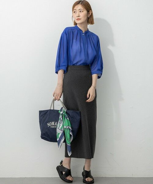 23区 / ニジュウサンク ミニ・ひざ丈スカート | 【洗える/吊り干しOK】ヴィスコースストレッチ タイトスカート | 詳細8