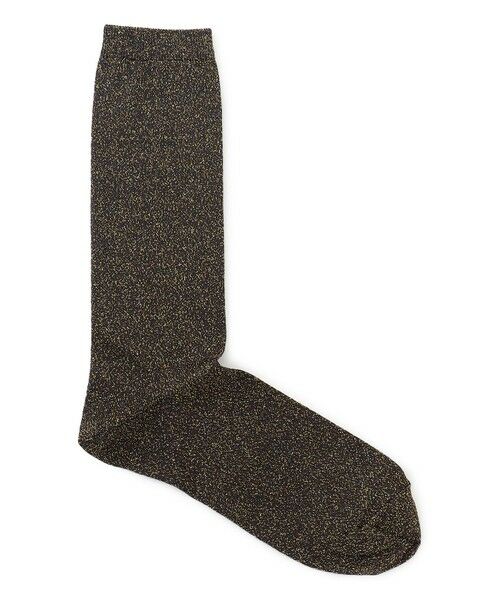 23区 / ニジュウサンク ソックス | ラメ クルー ソックス（ゴールド系）