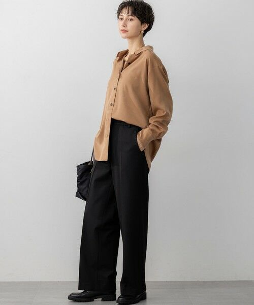 23区 / ニジュウサンク シャツ・ブラウス | 【見上愛さん着用/Oggi10月号掲載/洗える】スエーディーサテン シャツ | 詳細16