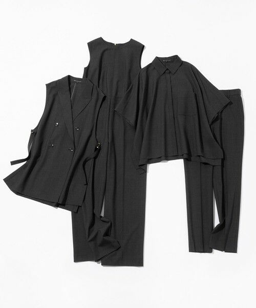 23区 / ニジュウサンク シャツ・ブラウス | 【洗える】TWマットクロス ポンチョシルエット シャツ | 詳細6