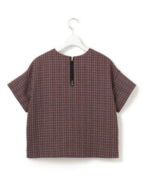 23区 / ニジュウサンク シャツ・ブラウス | 【洗える】ツイーディーカラーミックス ハーフスリーブ ブラウス | 詳細10