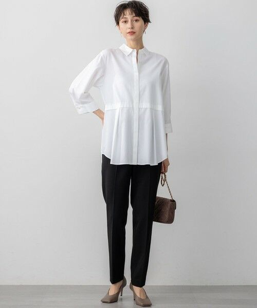 23区 / ニジュウサンク シャツ・ブラウス | 【見上愛さん着用/洗える】CANCLINI ハーフスリーブ シャツ | 詳細3