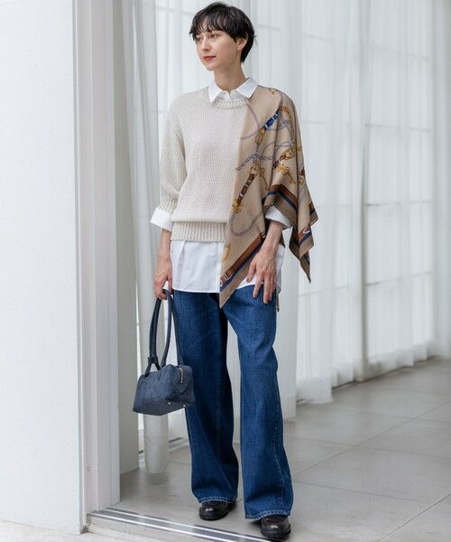 23区 / ニジュウサンク シャツ・ブラウス | 【見上愛さん着用/洗える】CANCLINI ハーフスリーブ シャツ | 詳細8