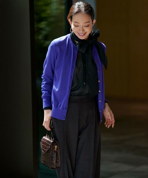 23区 / ニジュウサンク シャツ・ブラウス | 【見上愛さん着用/洗える】シアービエラ ボウタイ ブラウス | 詳細10