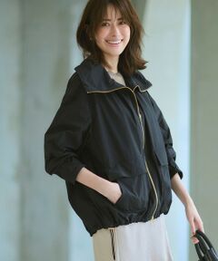 23区 / ニジュウサンク ブルゾン | 【撥水加工】ソフトメモリータフタ スタンドネック ブルゾン