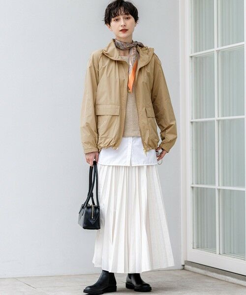 23区 / ニジュウサンク ブルゾン | 【撥水加工】ソフトメモリータフタ スタンドネック ブルゾン | 詳細7