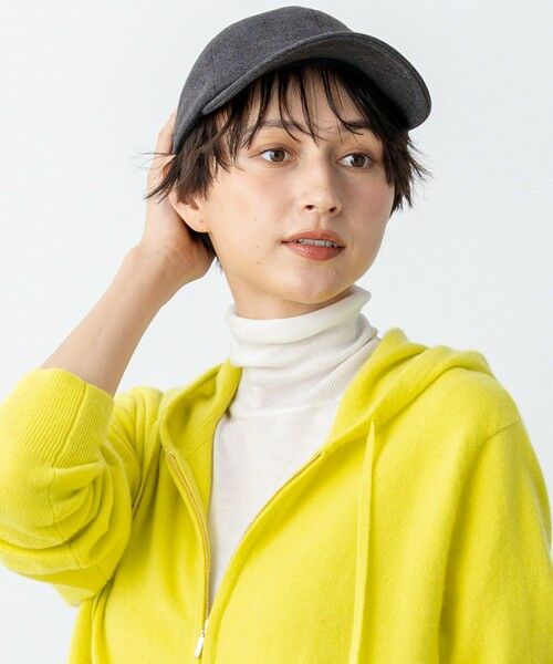 23区/ニジュウサンク 【見上愛さん着用】ツイル キャップ グレー系 F 23区/ニジュウサンク 【見上愛さん着用】ツイル キャップ グレー系 F