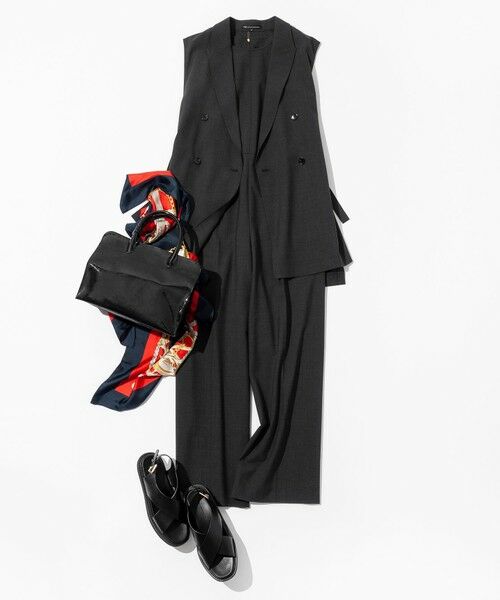 23区 / ニジュウサンク その他アウター | 【洗える】TWマットクロス テーラード ジレ | 詳細6