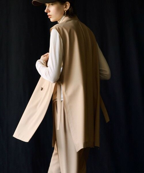 23区 / ニジュウサンク その他アウター | 【洗える】TWマットクロス テーラード ジレ | 詳細18